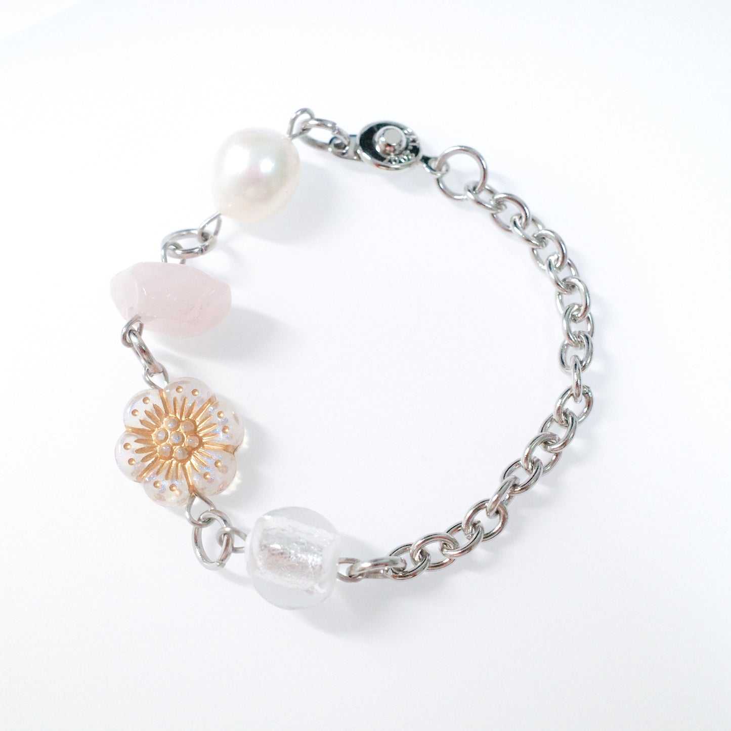S.S. Bracelet ˚✿˖°ִ Clear Flower