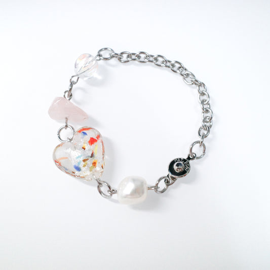 S.S. Bracelet ˚♡˖°ִ ༘࣪⋆ Glass Heart